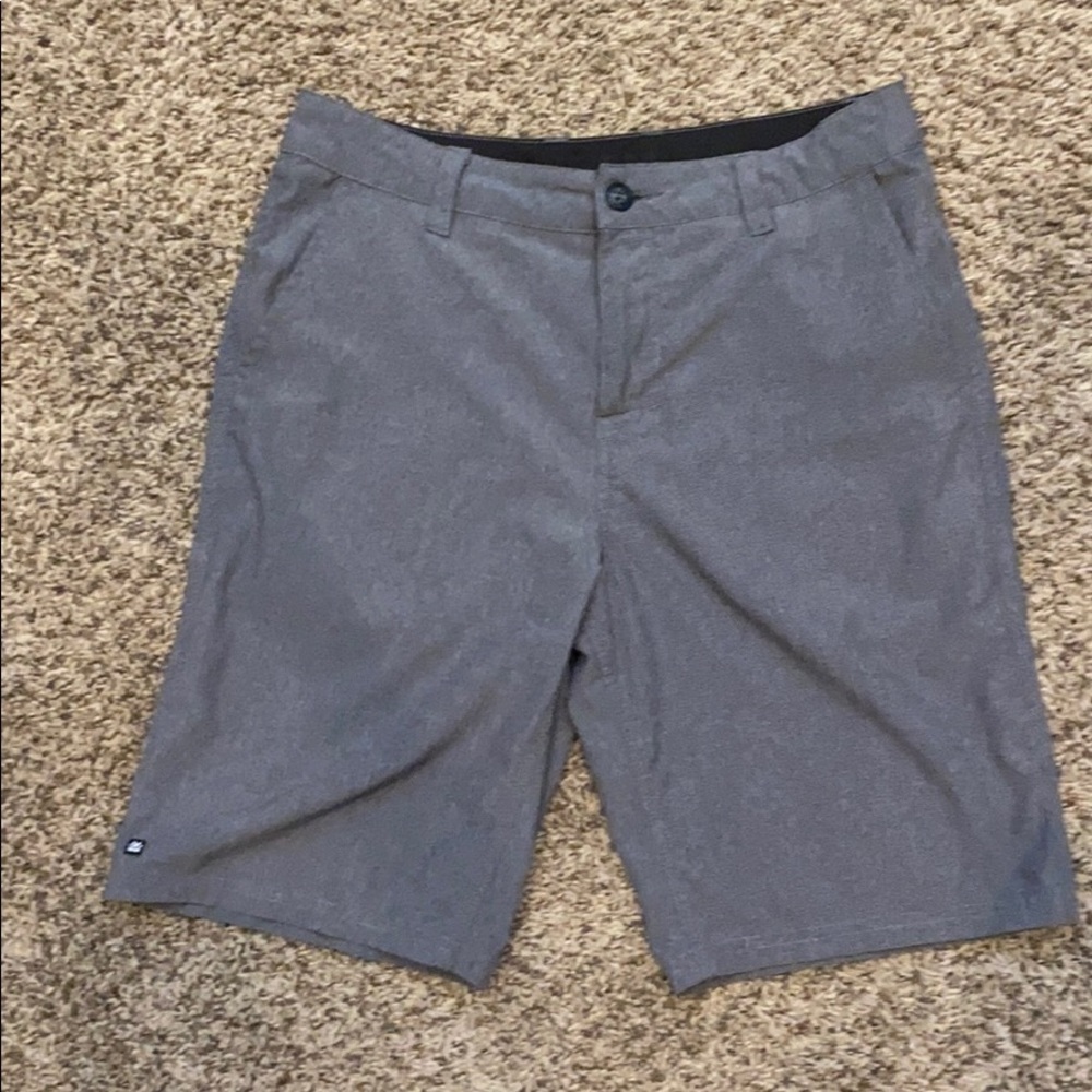 Men’s Blue Crown Hybrid Grey Shorts-size 30